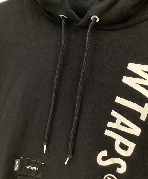 WTAPS（ダブルタップス）WTAPS (ダブルタップス) SIGN HOODY ブラック サイズ:3の古着・服飾アイテム