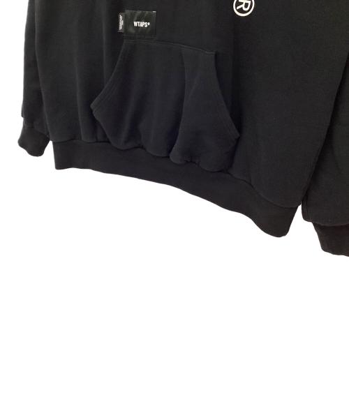WTAPS（ダブルタップス）WTAPS (ダブルタップス) SIGN HOODY ブラック サイズ:3の古着・服飾アイテム