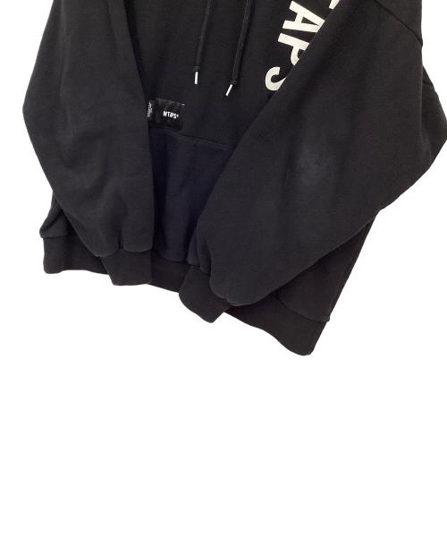 WTAPS（ダブルタップス）WTAPS (ダブルタップス) SIGN HOODY ブラック サイズ:3の古着・服飾アイテム