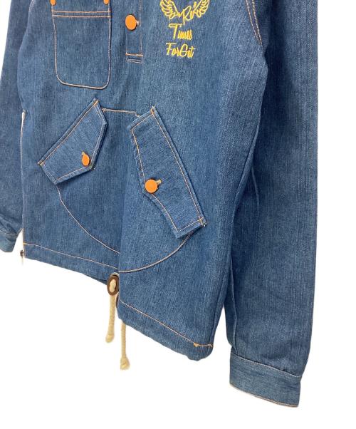 LEFLAH（レフラー）LEFLAH (レフラー) パーカー ブルー サイズ:Mの古着・服飾アイテム