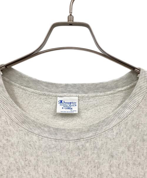 Champion REVERSE WEAVE（チャンピオン リバース ウィーブ）Champion REVERSE WEAVE (チャンピオン リバース ウィーブ) クルーネックスウェット ライトグレー サイズ:XLの古着・服飾アイテム