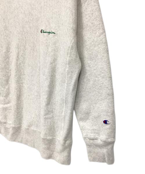 Champion REVERSE WEAVE（チャンピオン リバース ウィーブ）Champion REVERSE WEAVE (チャンピオン リバース ウィーブ) クルーネックスウェット ライトグレー サイズ:XLの古着・服飾アイテム