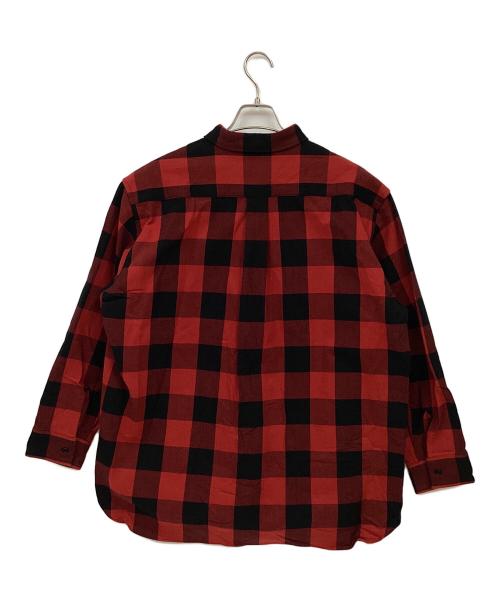 IHATOV（イーハトーブ）IHATOV (イーハトーブ) 長袖シャツ ブラック×レッド サイズ:Mの古着・服飾アイテム
