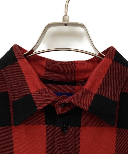 IHATOV（イーハトーブ）IHATOV (イーハトーブ) 長袖シャツ ブラック×レッド サイズ:Mの古着・服飾アイテム