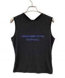 VERSACE（ヴェルサーチェ）の古着「タンクトップ」｜ブラック