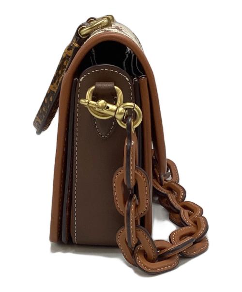 COACH（コーチ）COACH (コーチ) コーチ/C6861/ショルダーバッグ ブラウン×ホワイトの古着・服飾アイテム