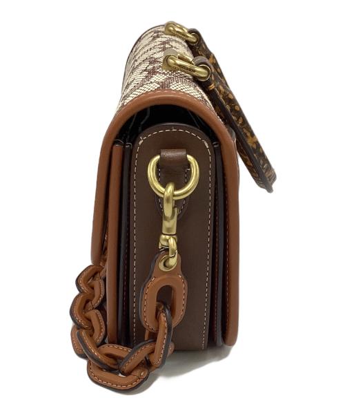 COACH（コーチ）COACH (コーチ) コーチ/C6861/ショルダーバッグ ブラウン×ホワイトの古着・服飾アイテム