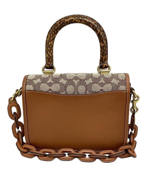 COACH（コーチ）COACH (コーチ) コーチ/C6861/ショルダーバッグ ブラウン×ホワイトの古着・服飾アイテム