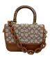 COACH（コーチ）の古着「コーチ/C6861/ショルダーバッグ」｜ブラウン×ホワイト