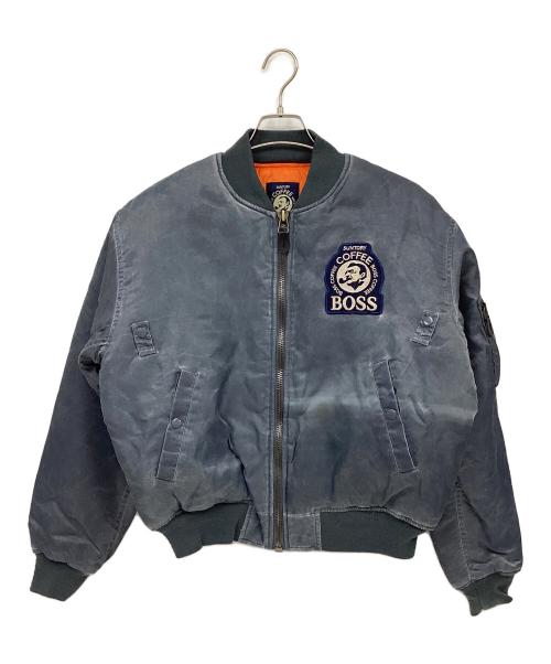 BOSS（ボス）BOSS (ボス) MA-1ジャケット ネイビー サイズ:表記なしの古着・服飾アイテム