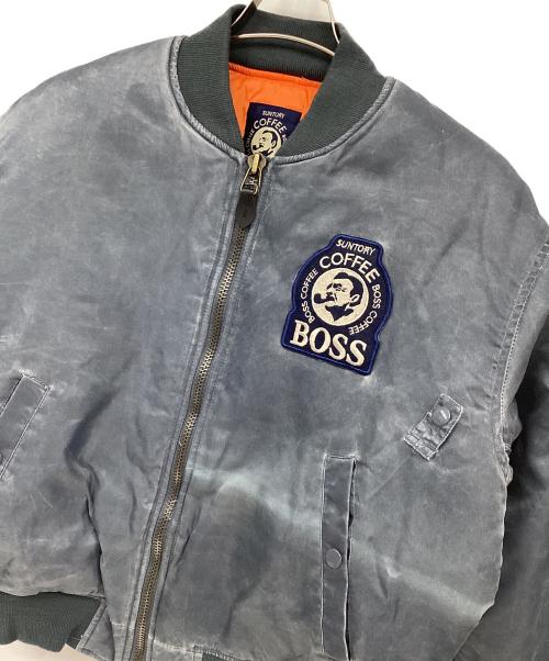 BOSS（ボス）BOSS (ボス) MA-1ジャケット ネイビー サイズ:表記なしの古着・服飾アイテム