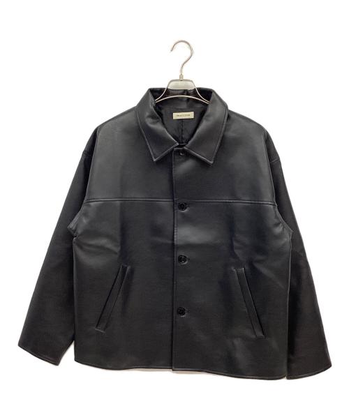 FREAK'S STORE（フリークスストア）FREAK'S STORE (フリークスストア) フェイクレザージャケット ブラック サイズ:Mの古着・服飾アイテム