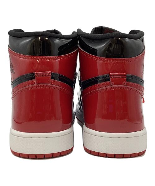 NIKE（ナイキ）NIKE (ナイキ) Air Jordan 1 High OG Patent Bred レッド×ブラック サイズ:27.5cm 未使用品の古着・服飾アイテム