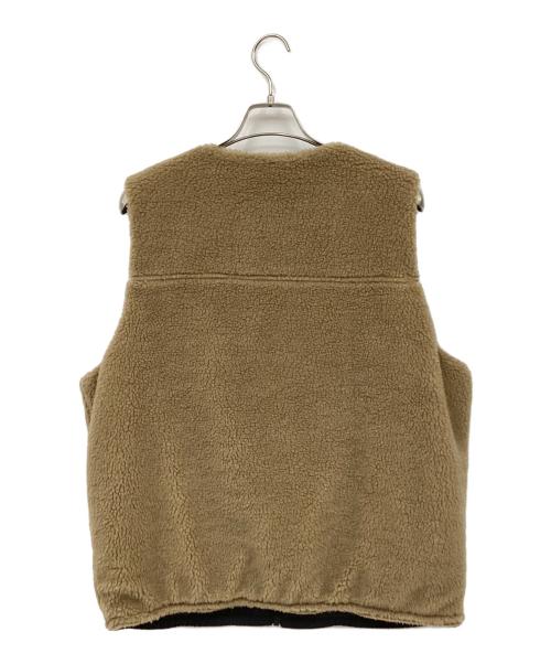 NIKE（ナイキ）NIKE (ナイキ) リバーシブルボアベスト ブラウン×ブラック サイズ:XLの古着・服飾アイテム