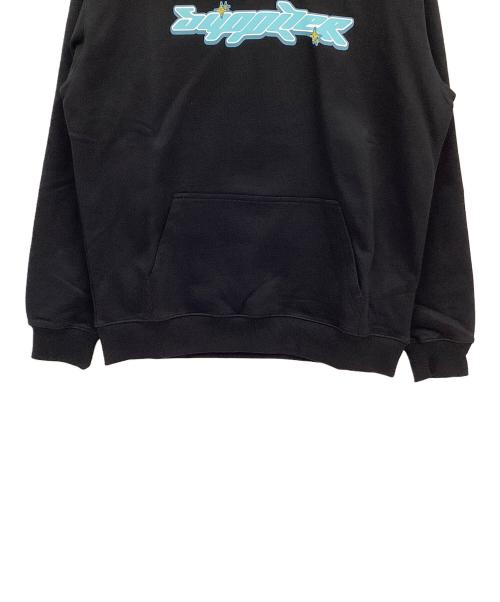 SUPPLIER（サプライヤー）SUPPLIER (サプライヤー) プルオーバーパーカー ブラック サイズ:XL 未使用品の古着・服飾アイテム