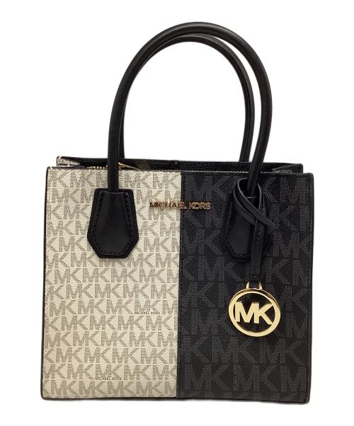 MICHAEL KORS（マイケルコース）MICHAEL KORS (マイケルコース) マイケルコース/2WAYショルダーバッグ グレー×ゴールドの古着・服飾アイテム