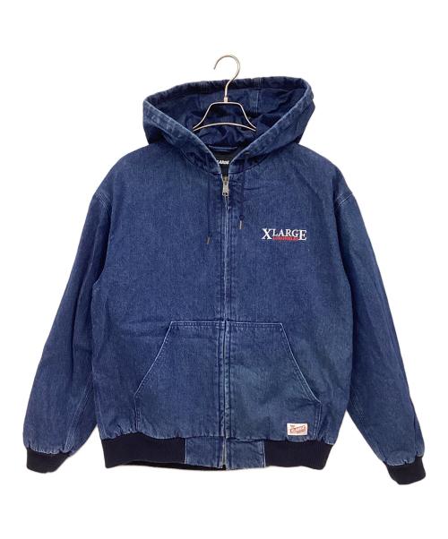 X-LARGE（エクストララージ）X-LARGE (エクストララージ) ジップアップジャケット インディゴ サイズ:Lの古着・服飾アイテム