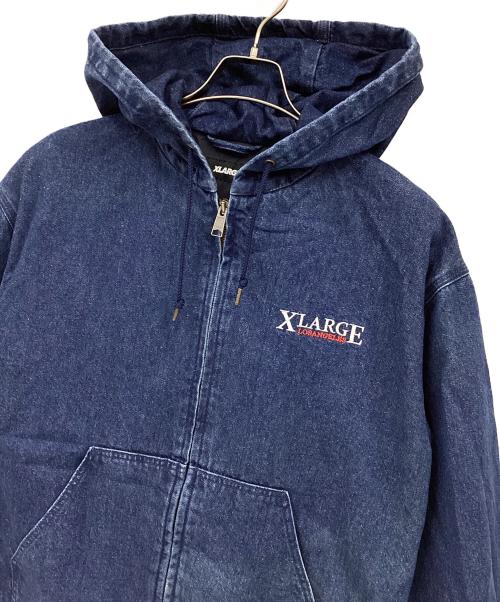 X-LARGE（エクストララージ）X-LARGE (エクストララージ) ジップアップジャケット インディゴ サイズ:Lの古着・服飾アイテム