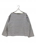 OUTILウティ）の古着「長袖カットソー」｜ブルー×ホワイト