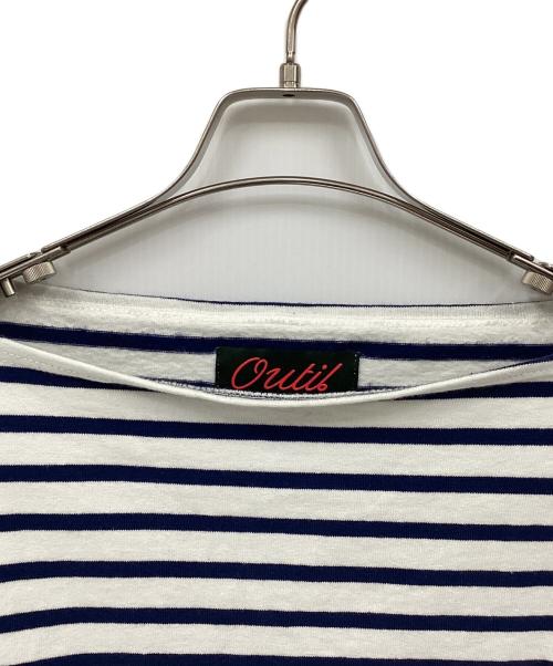 OUTIL（ウティ）OUTIL (ウティ) 長袖カットソー ブルー×ホワイト サイズ:1の古着・服飾アイテム