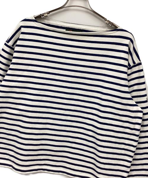 OUTIL（ウティ）OUTIL (ウティ) 長袖カットソー ブルー×ホワイト サイズ:1の古着・服飾アイテム