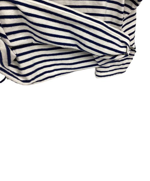 OUTIL（ウティ）OUTIL (ウティ) 長袖カットソー ブルー×ホワイト サイズ:1の古着・服飾アイテム