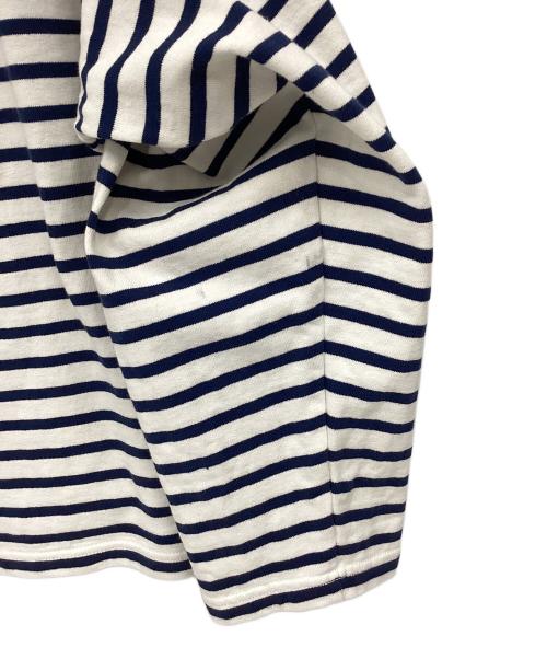 OUTIL（ウティ）OUTIL (ウティ) 長袖カットソー ブルー×ホワイト サイズ:1の古着・服飾アイテム