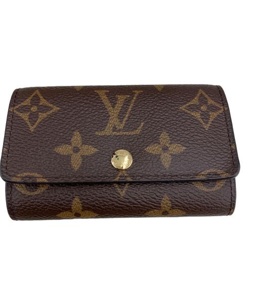 LOUIS VUITTON（ルイ ヴィトン）LOUIS VUITTON (ルイ ヴィトン) ルイヴィトン/モノグラム/ミュルティクレ6/M62630/ キーケース ブラウンの古着・服飾アイテム