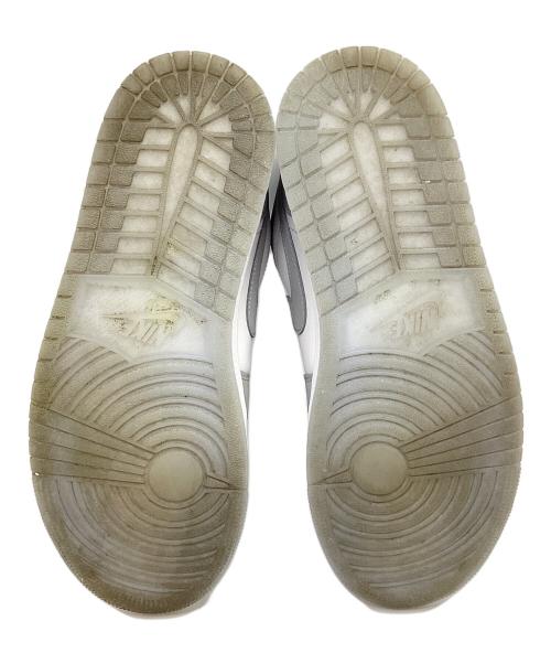 NIKE（ナイキ）NIKE (ナイキ) AIR JORDAN1 ホワイト×グレー サイズ:28の古着・服飾アイテム