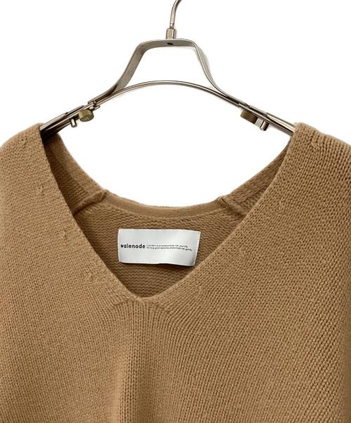 walenode（ウェルノード）walenode (ウェルノード) 厚手ニット ベージュ サイズ:1の古着・服飾アイテム