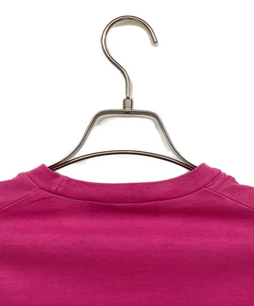 DSQUARED2（ディースクエアード）DSQUARED2 (ディースクエアード) 半袖カットソー ショッキングピンク×ブラック サイズ:Sの古着・服飾アイテム