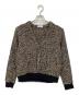 RANDY（ランディー）の古着「Poodle pullover cardigan」｜ブラウン×ブラック