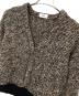 中古・古着 RANDY (ランディー) Poodle pullover cardigan ブラウン×ブラック サイズ:2：7000円