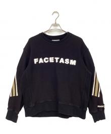 FACETASM（ファセッタズム）の古着「ロゴスウェット」｜ブラック