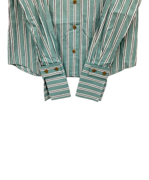 Vivienne Westwood RED LABEL（ヴィヴィアンウエストウッドレッドレーベル）Vivienne Westwood RED LABEL (ヴィヴィアンウエストウッドレッドレーベル) 長袖シャツ グリーン×ホワイト サイズ:3の古着・服飾アイテム