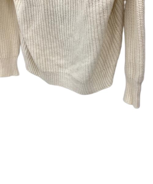 DIESEL（ディーゼル）DIESEL (ディーゼル) ニットドッキングデニムジャケット ブルー×アイボリー サイズ:XSの古着・服飾アイテム
