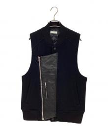 FACETASM（ファセッタズム）の古着「ウールベスト」｜ブラック