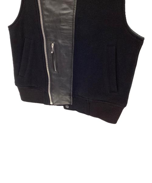FACETASM（ファセッタズム）FACETASM (ファセッタズム) ウールベスト ブラック サイズ:Mの古着・服飾アイテム