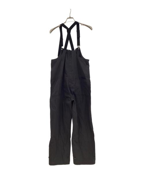 HOUSTON（ヒューストン）HOUSTON (ヒューストン) U'S NAVY (ユーエスネイビー) オーバーオール ブラック サイズ:Mの古着・服飾アイテム
