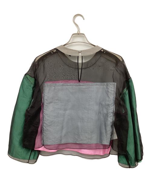 GIORGIO ARMANI（ジョルジョアルマーニ）GIORGIO ARMANI (ジョルジョアルマーニ) 長袖ブラウス マルチカラー サイズ:44の古着・服飾アイテム