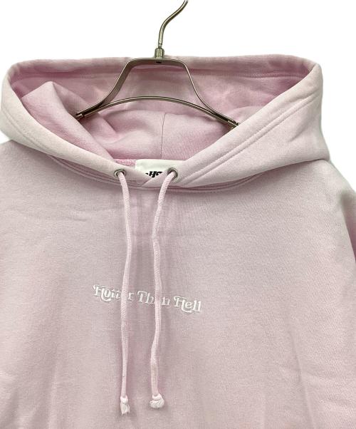 hotter than hell（ホッターザンヘル）hotter than hell (ホッターザンヘル) プルオーバーパーカー ピンク サイズ:XLの古着・服飾アイテム