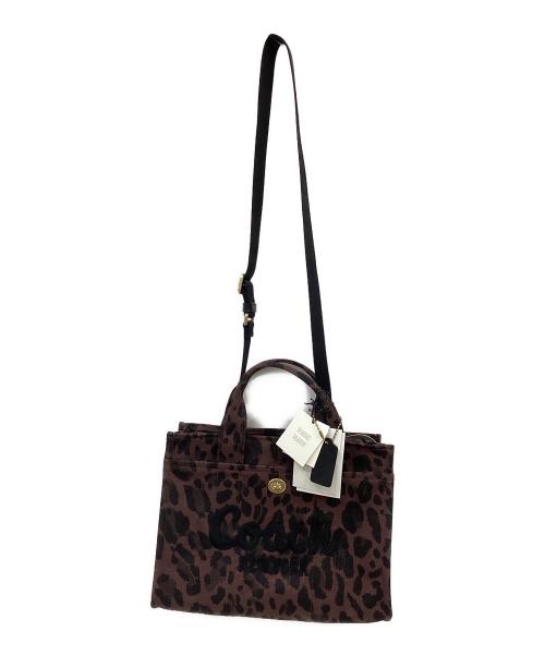 COACH（コーチ）COACH (コーチ) コーチ/F2557-CP770/2WAYショルダーバッグ ブラウン×ブラックの古着・服飾アイテム