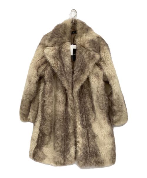 BREATH（ブレス）BREATH (ブレス) FAUX FUR COAT ブラウン サイズ:XLの古着・服飾アイテム