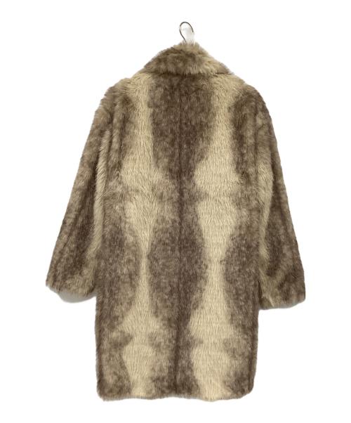 BREATH（ブレス）BREATH (ブレス) FAUX FUR COAT ブラウン サイズ:XLの古着・服飾アイテム