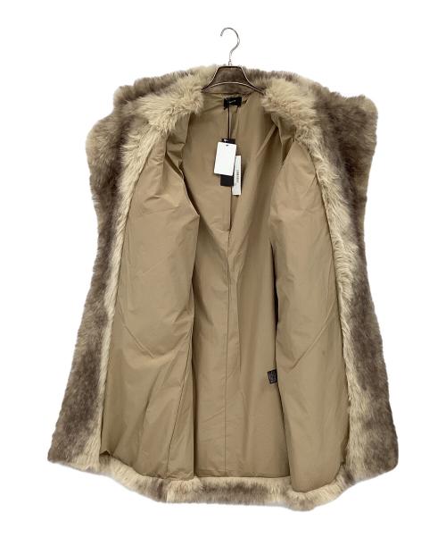 BREATH（ブレス）BREATH (ブレス) FAUX FUR COAT ブラウン サイズ:XLの古着・服飾アイテム