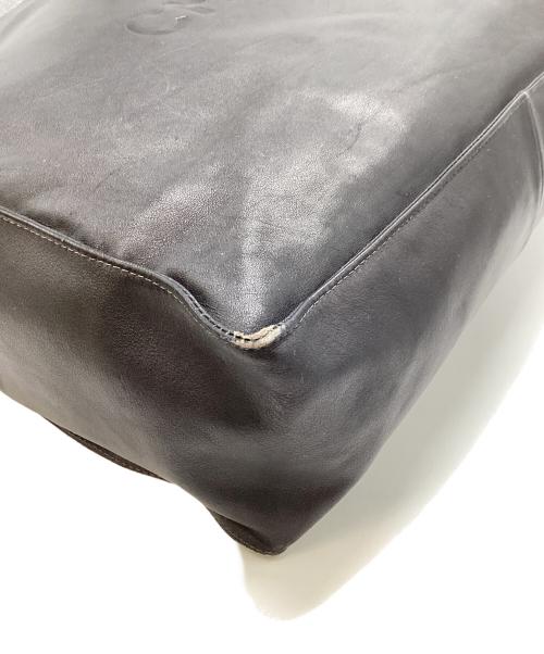 CHANEL（シャネル）CHANEL (シャネル) シャネル/ロゴレザートートバッグ ブラックの古着・服飾アイテム