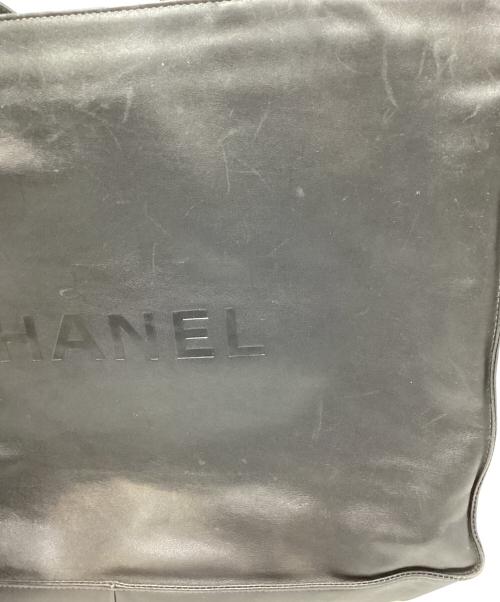 CHANEL（シャネル）CHANEL (シャネル) シャネル/ロゴレザートートバッグ ブラックの古着・服飾アイテム