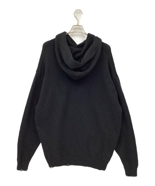 JORDAN（ジョーダン）JORDAN (ジョーダン) ニットプルオーバーパーカー ブラック サイズ:XXLの古着・服飾アイテム