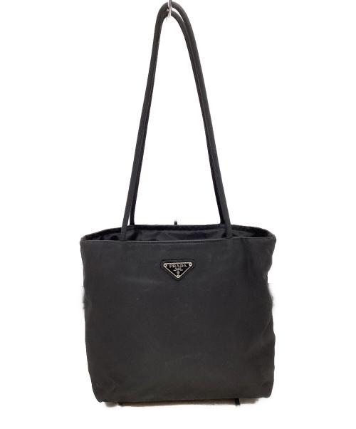 PRADA（プラダ）PRADA (プラダ) プラダ/B7352/ナイロントートバッグ ブラックの古着・服飾アイテム