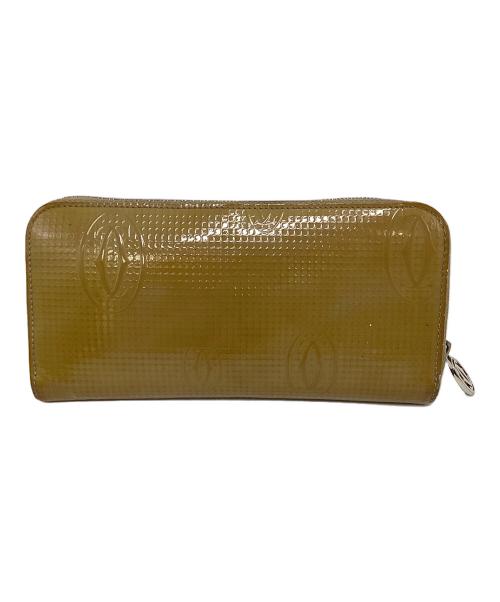 Cartier（カルティエ）Cartier (カルティエ) カルティエ/L3001283/長財布 ブラウン×シルバーの古着・服飾アイテム
